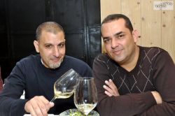 אלון גונן ואיש הטלוויזיה ניב גלבוע