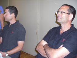 יעקב בן דור (מימין) וערן גולדווסר, יקב יתיר