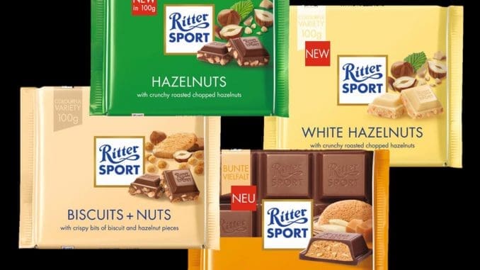 4 שוקולדים חדשים של Ritter Sport