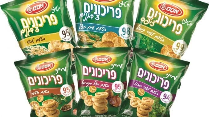 פריכונים עד 99 קלוריות של אסם