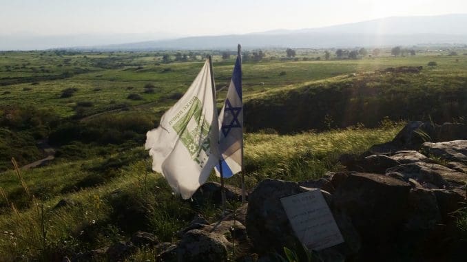 ממצפה גור תוכלו להביט צפונה על מפל נחל קצרין