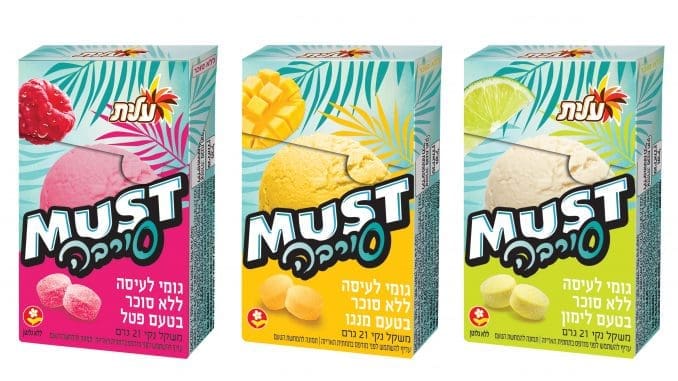 שני מסטיקים חדשים שנוצרו בהשראת גלידת סורבה