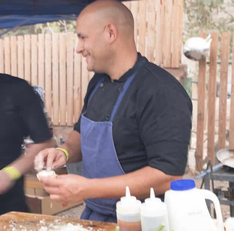 אוהד קוויתי מקרנבל של בשר - היה סו-שף של יורם ניצן במול ים והשף במסעדת סרגוס. צילום אריה פרד