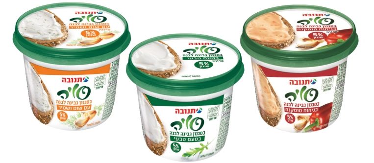 הזוכה בקטגוריית ממרחי סויה: ממרחי סויה בסגנון גבינה לבנה של תנובה - תחליפי גבינה לבנה 5% שומן מועשרים בסידן ובוויטמין D. מתאימים לרגישים ללקטוז, טבעונים ושומרי כשרות