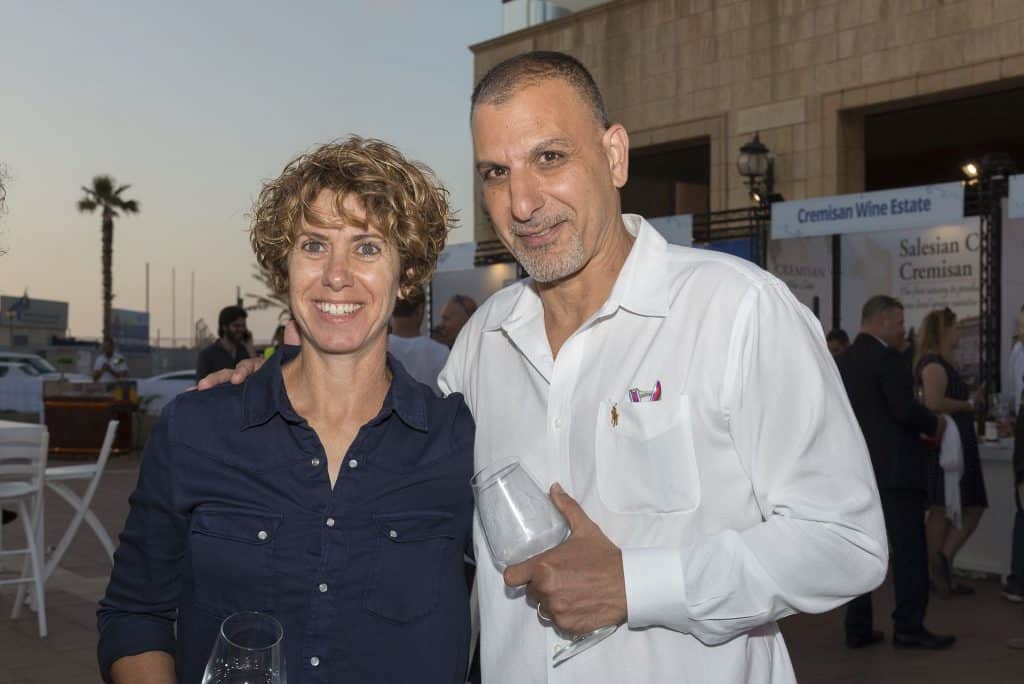 מיכל אקרמן עם אלון גונן. צילום איל גוטמן