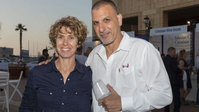 מיכל אקרמן עם אלון גונן. צילום איל גוטמן