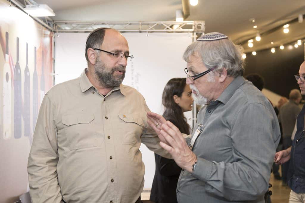 הייננים אלי שירן יקב שירן (מימין) ויעקב אוריה יקב פסגות. צילום איל גוטמן