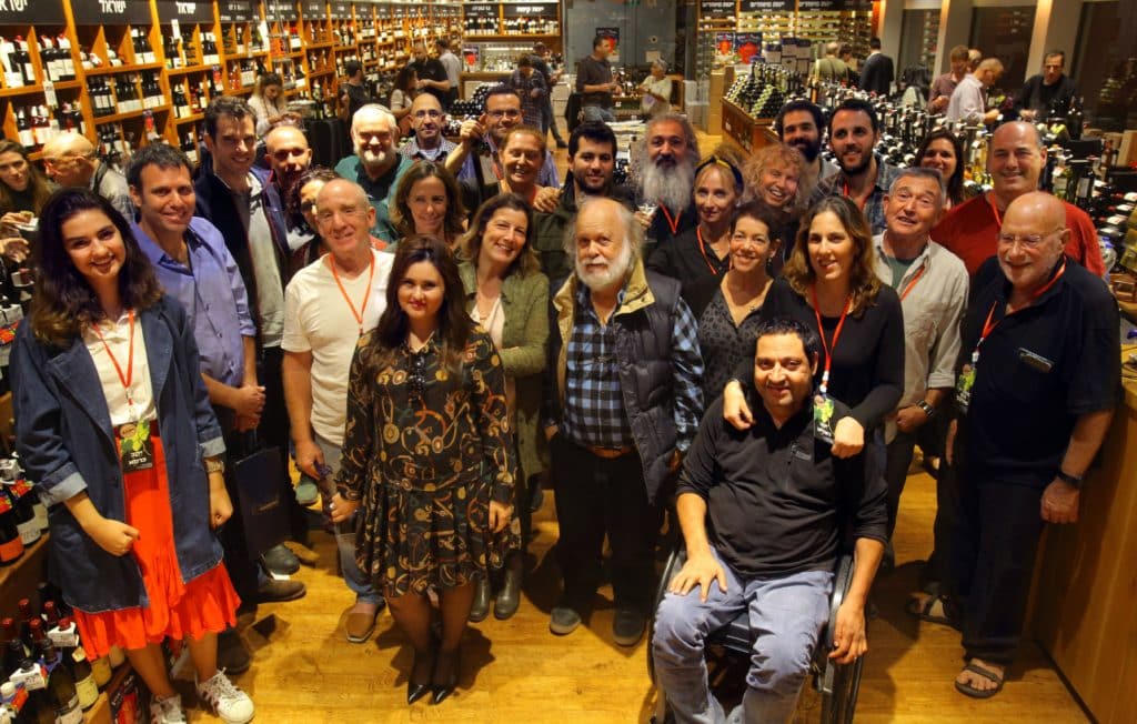 הייננים ונציגי יקבים באירוע המקדים לפסטיבל יקבי יהודה 2018. צילום דוד סילברמן dpsimages