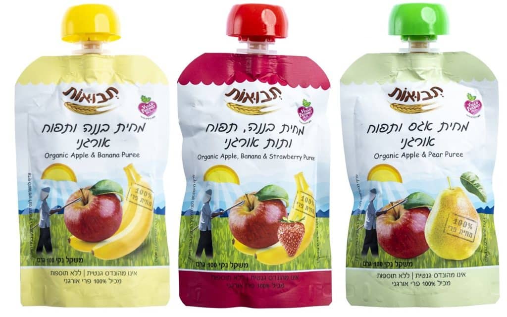 המחיות מיוצרות באיטליה מפירות טבעיים אורגניים שאינם מהונדסים גנטית וללא כל תוספות של חומרים משמרים סוכר או חומרים מלאכותיים. צילום אייל גרניט