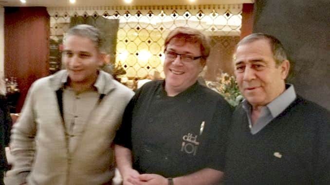ג'יל אסולין (משמאל), שף ויקטור גלוגר - קלואליס, שמואל בוקסר