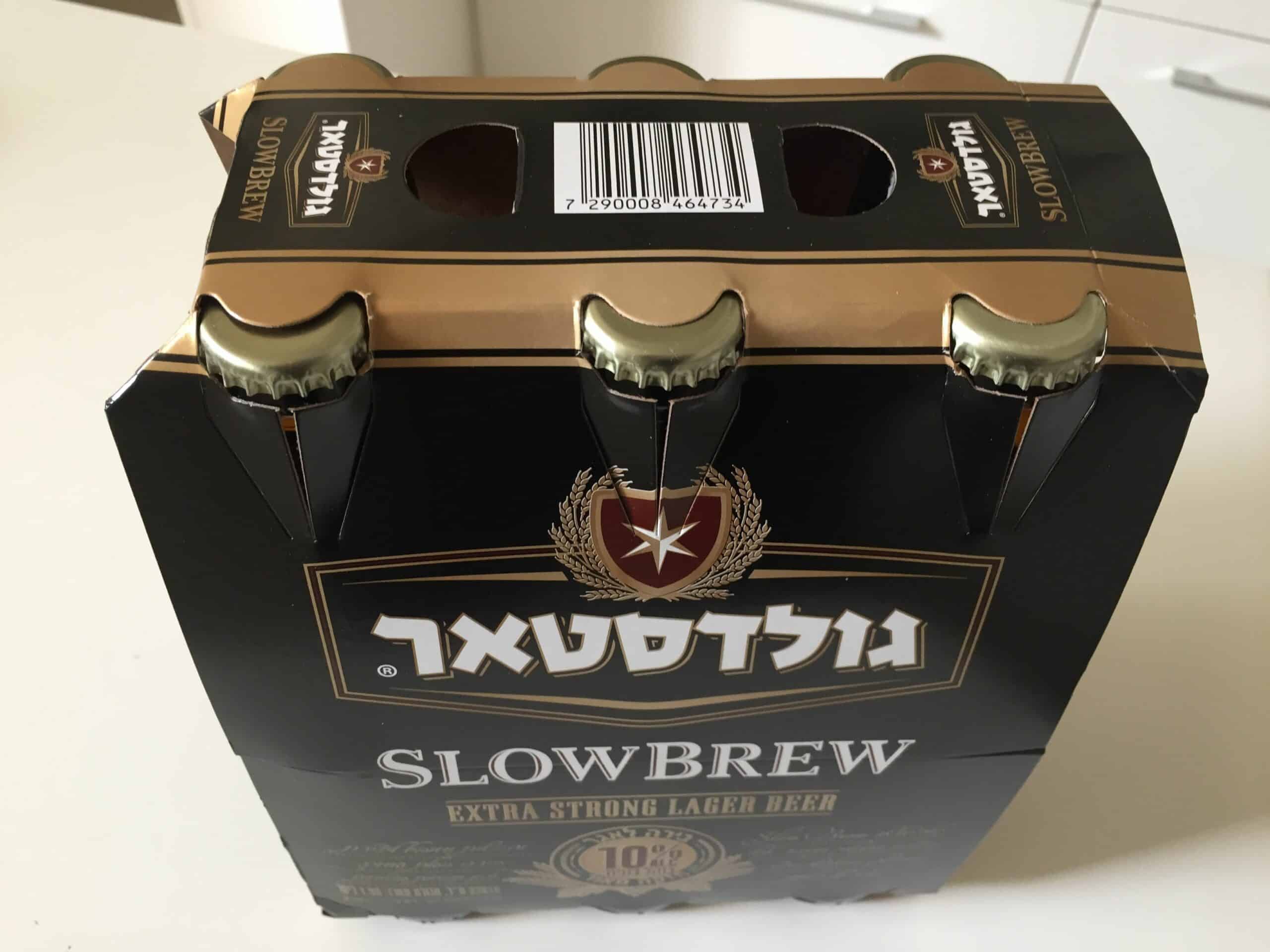 גולדסטאר SLOWBREW עם ֵ10% אלכוהול