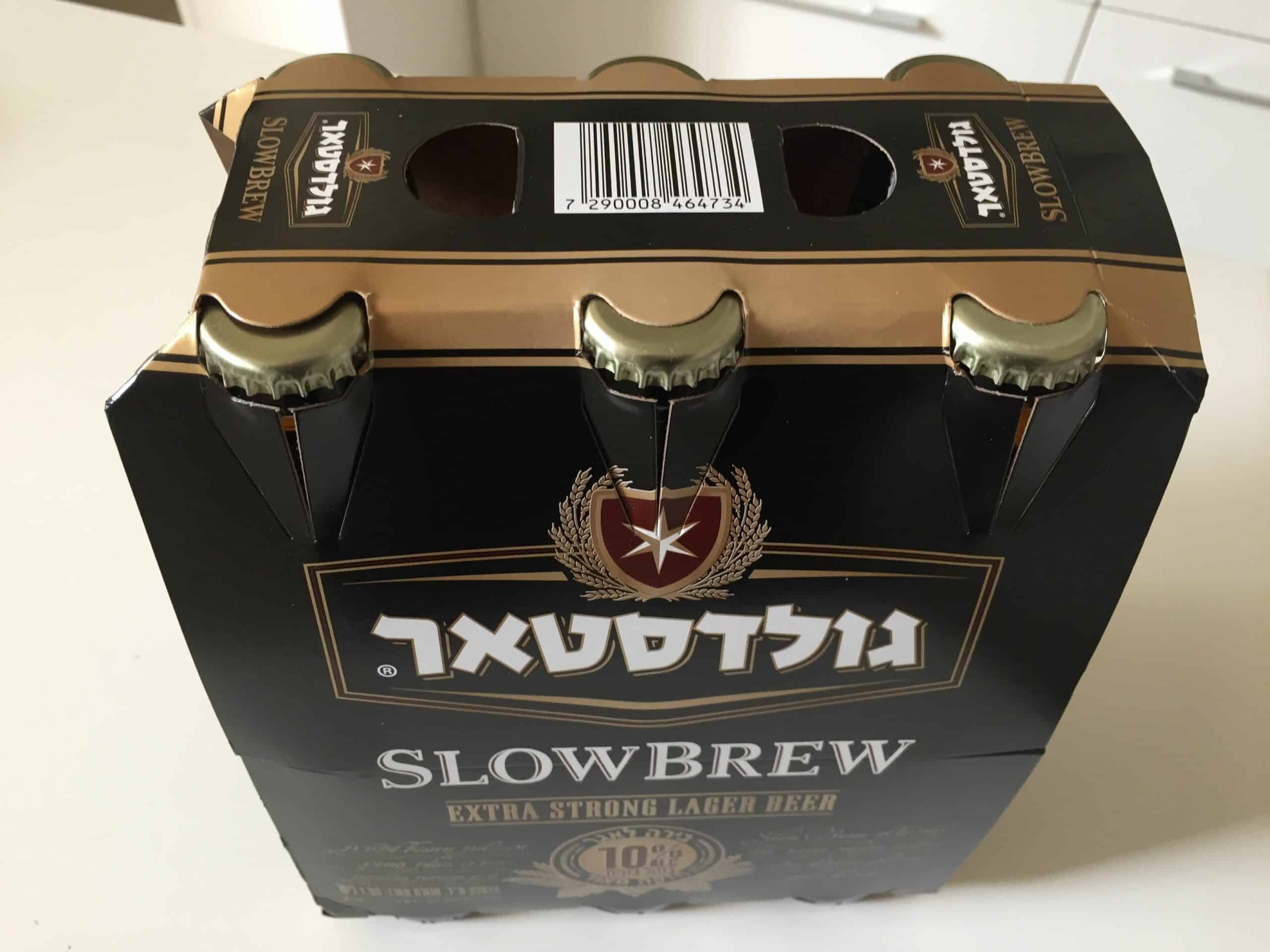 גולדסטאר SLOWBREW – בירה חדשה עם 10% אלכוהול