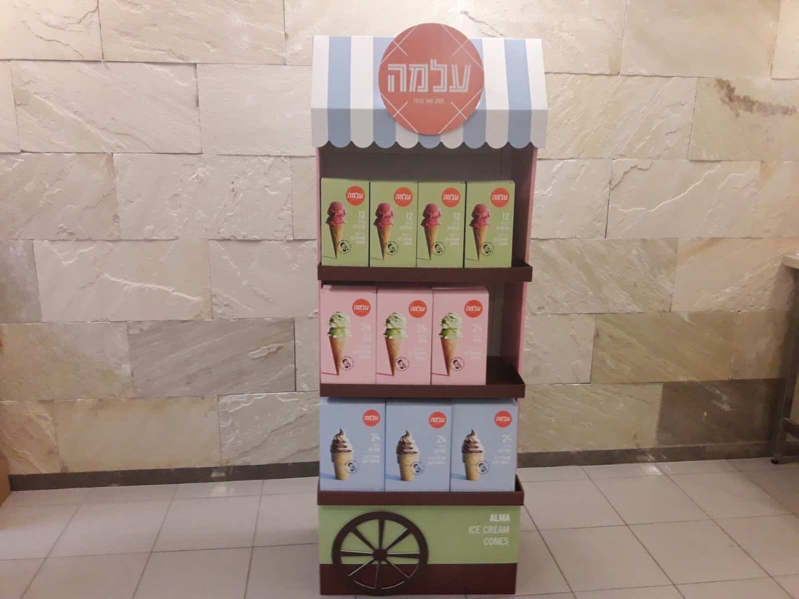 סטנד עגלת גלידה של "עלמה" זכה בתחרות כוכב ישראל לשנת 2018