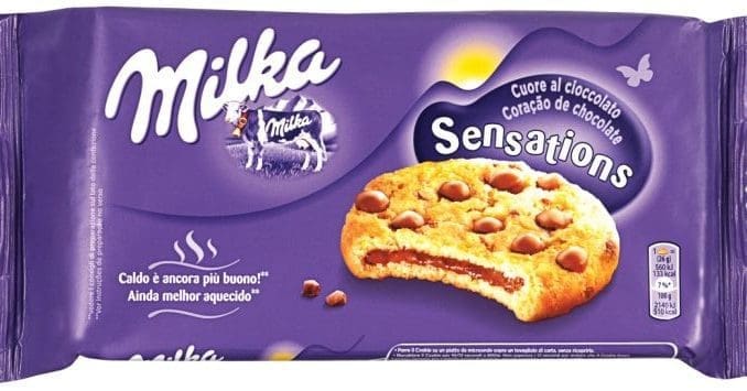 הזוכה בקטגוריית עוגיות: Milka Sensations - עוגיות שוקולד-צ'יפס ממולאות קרם שוקולד מילקה