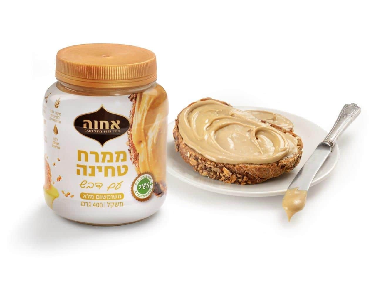 לראשונה מוצע בישראל ממרח טחינה עם דבש המתאים לשימוש כממרח מתוק בכריכים, לעוגות ועוגיות. צילום יעל האן