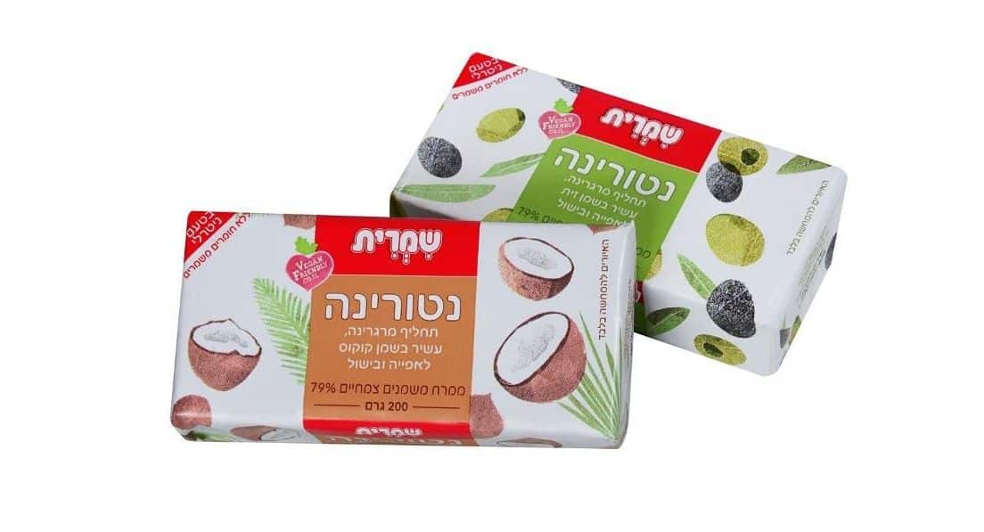 נטורינה –  תחליפי חמאה ומרגרינה עשירים בשמן קוקוס ובשמן זית