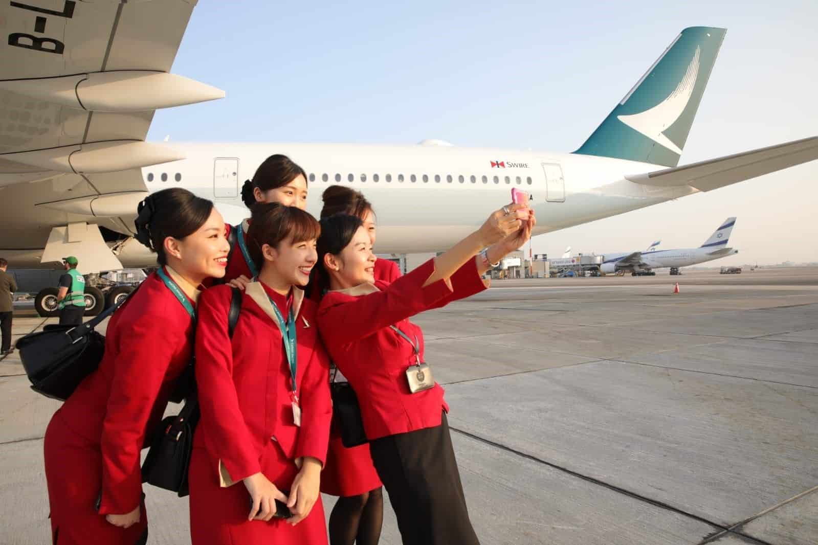 קתאי פסיפיק חנכה מטוס איירבוס A350-1000 חדיש בקו תל אביב-הונג קונג