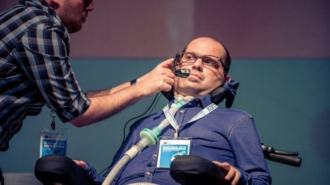 שי ראשוני ז"ל, חולה ALS שהיה מייסד משותף של EyeControl ונתן השראה למיזם. צילום מהאתר
