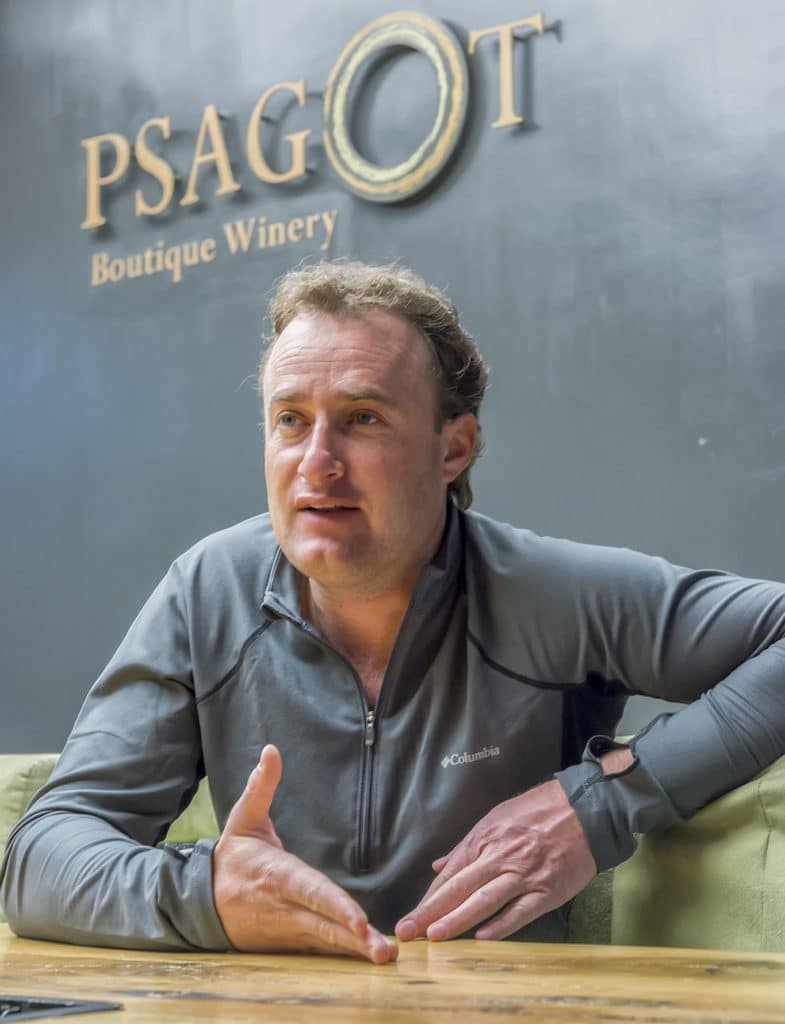 יעקב ברג – מנכ"ל יקב פסגות וחברת מכירות היין המקוונת פאנקו. צילום איל גוטמן 