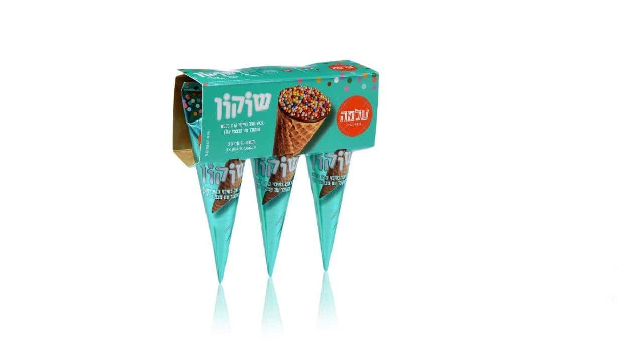 חדש מעלמה: שוקון – גביע וופל במילוי קרם בטעם שוקולד עם פצפוצי אורז