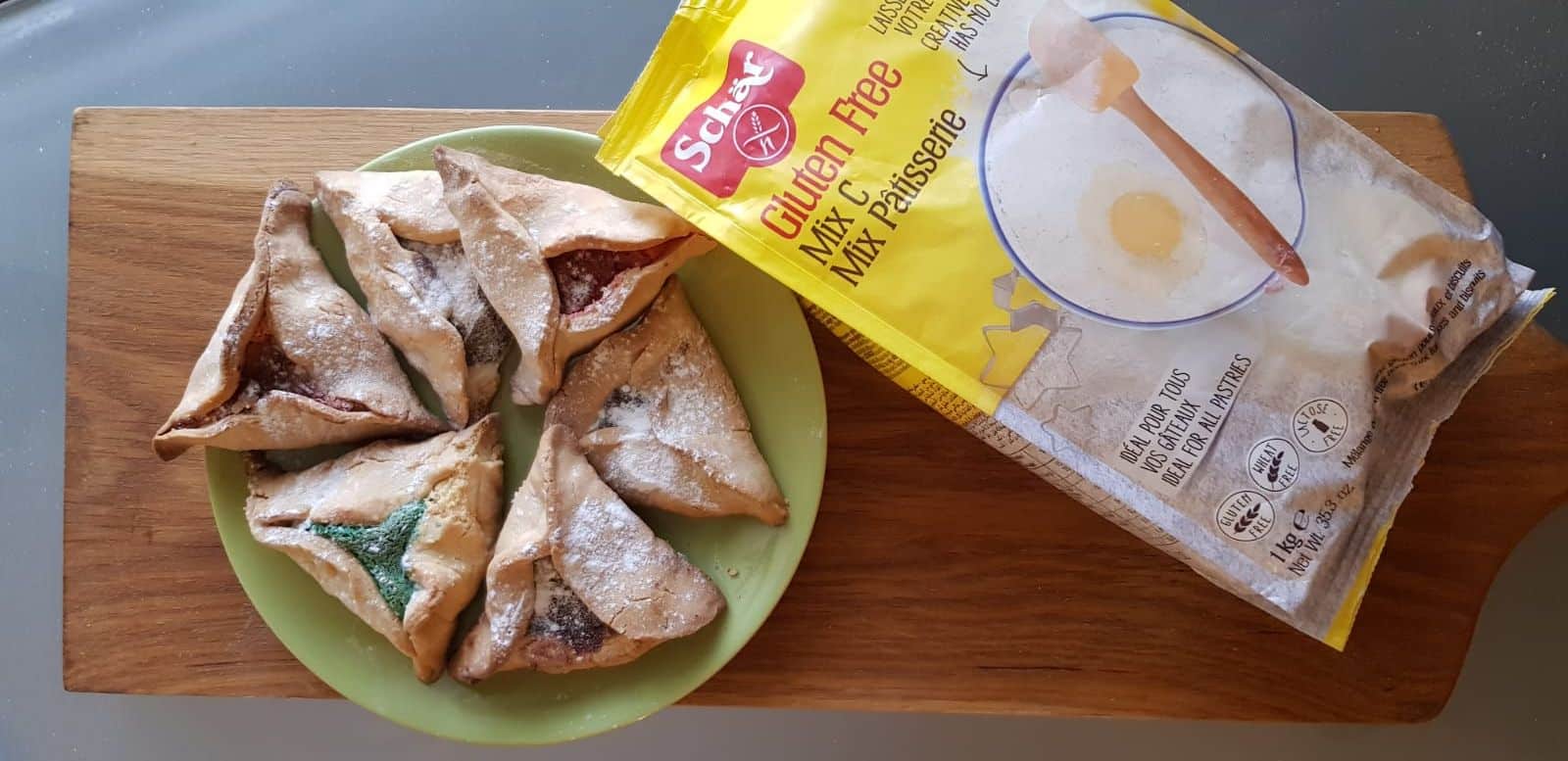 אוזני המן פריכות ללא גלוטן