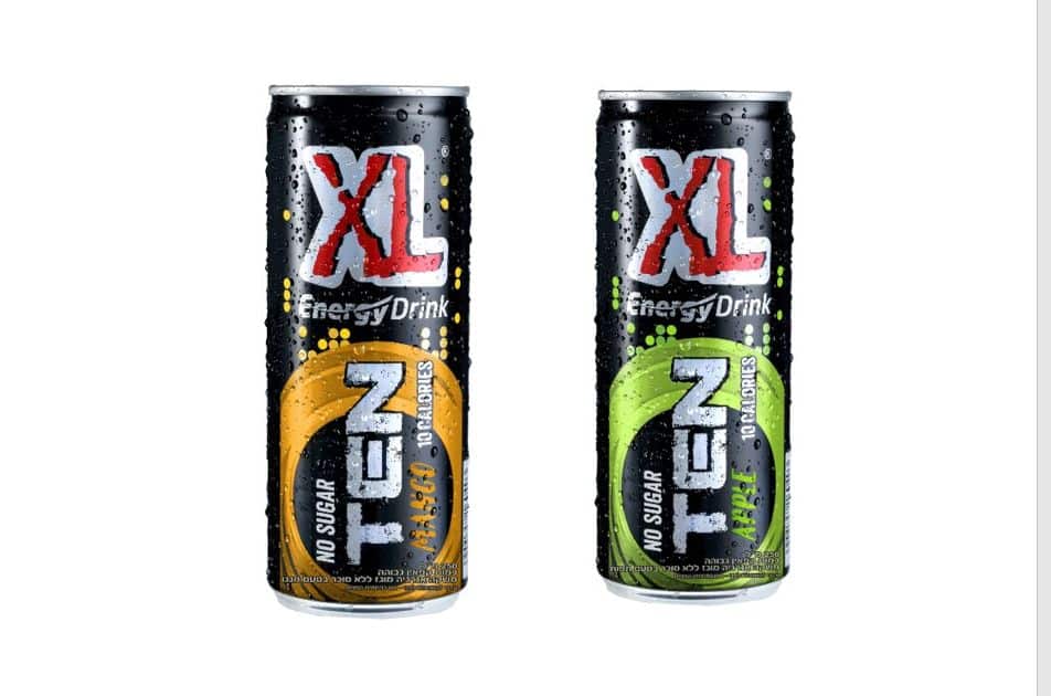 טעמים חדשים למשקאות האנרגיה ללא תוספת סוכר XL TEN: תפוח ומנגו
