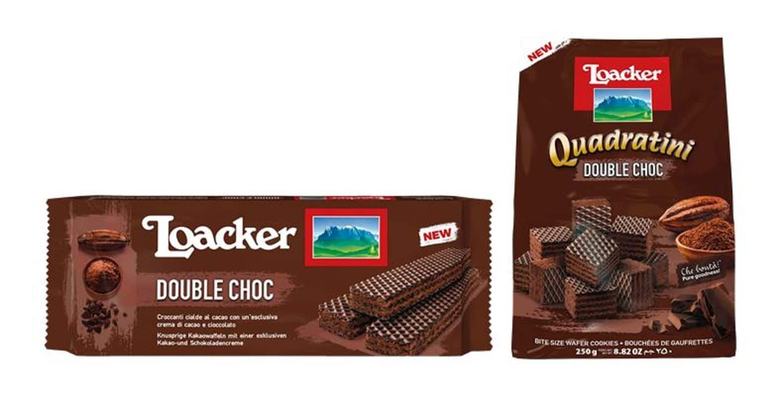 בסדרה החדשה שני מוצרים: לואקר קואדרטיני דאבל שוקולד ולואקר קלאסיק דאבל שוקולד