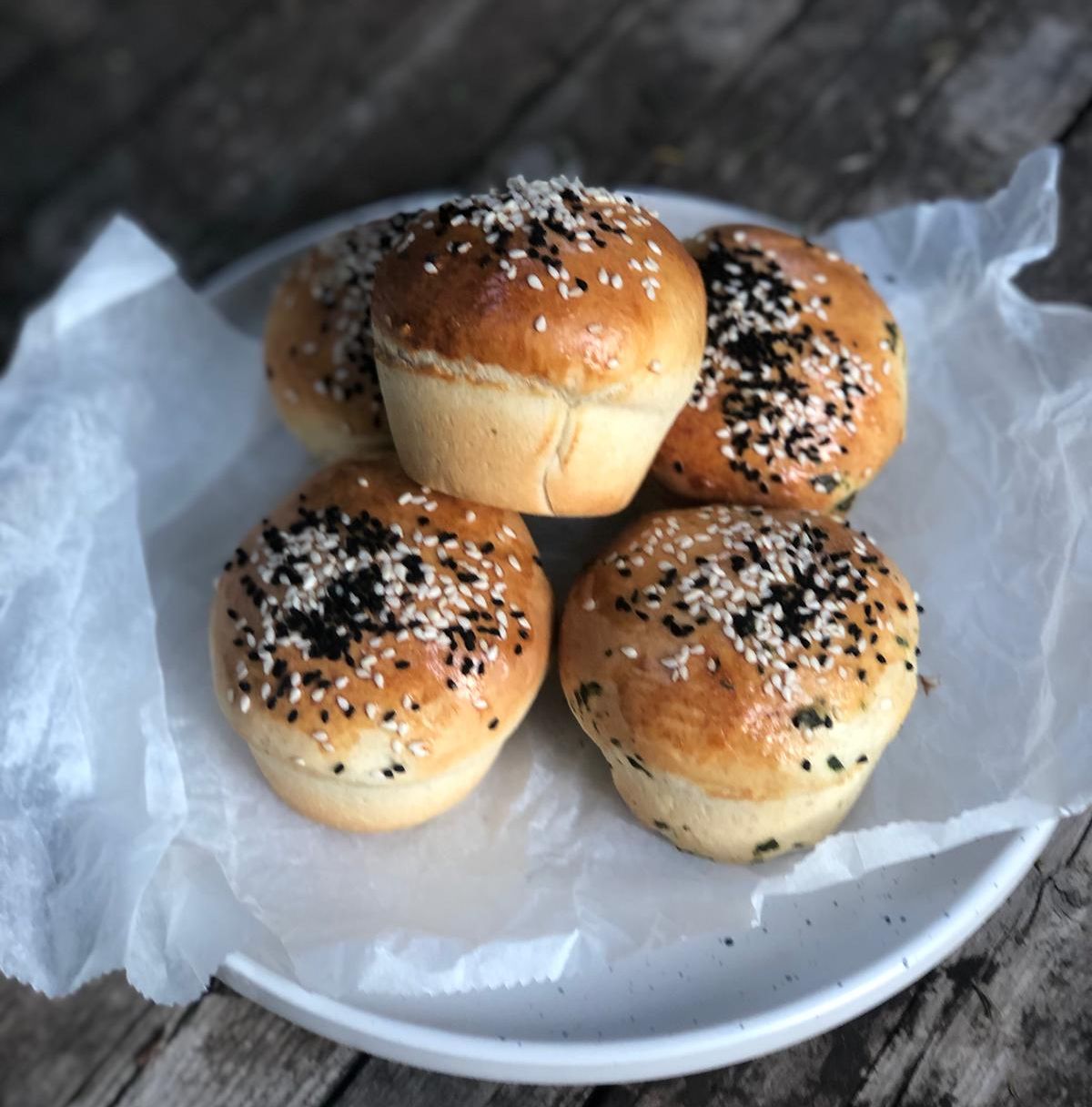 חלות ממולאות תרד פטריות וגבינה