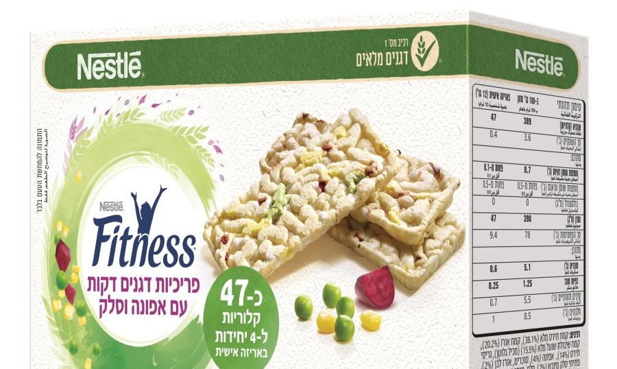 אריזה אישית חדשה של 4 פריכיות Fitness – רק 47 קלוריות