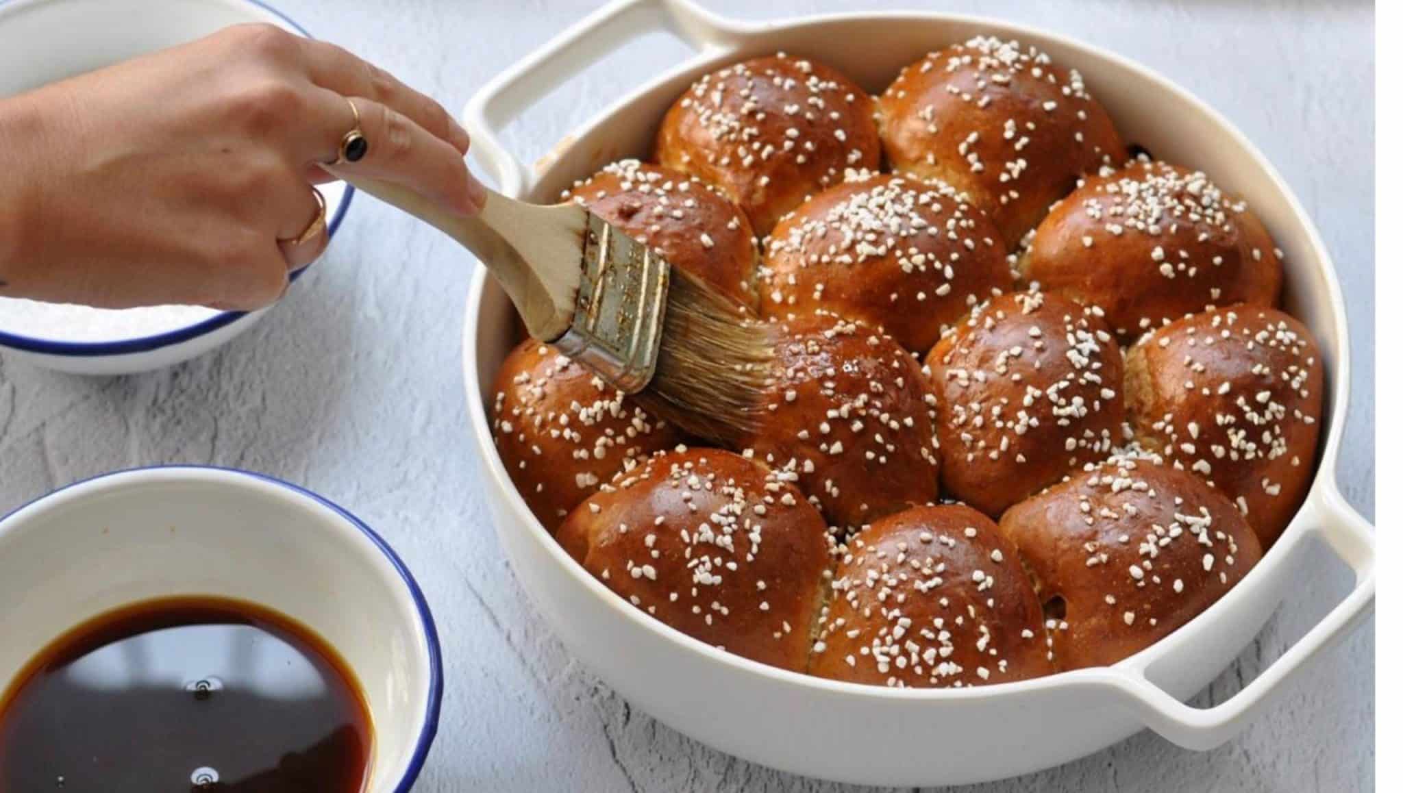 לחמניות דבש וקינמון טבעוניות