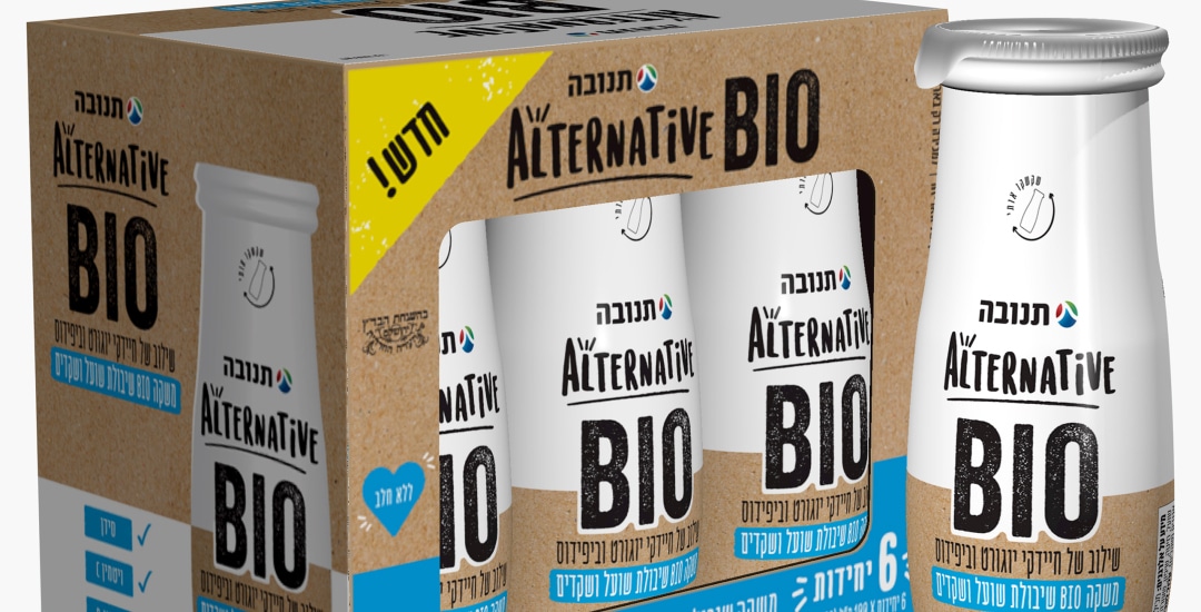 חדש מתנובה: בקבוקוני אלטרנטיב BIO שיבולת שועל ושקדים עם ויטמינים וסידן