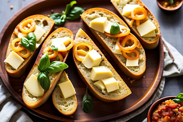 Cheese-Stuffed Garlic Bread