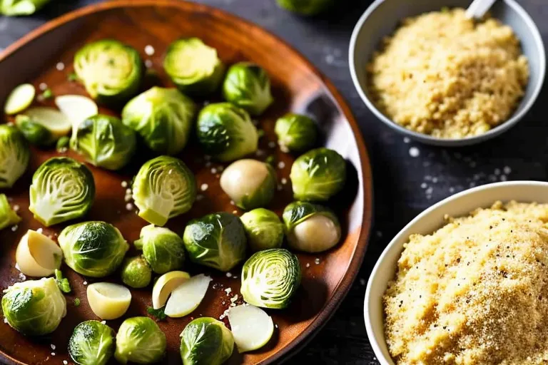 Keto Garlic Parmesan Brussels Sprouts