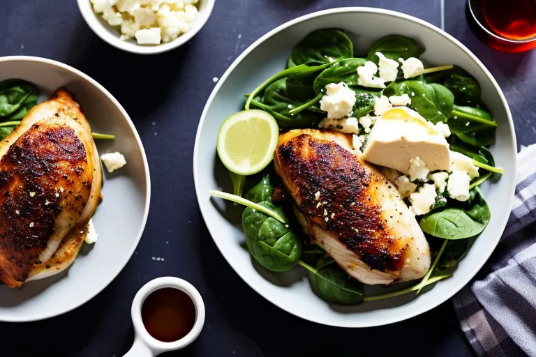 Spinach and Feta Stuffed Chicken Breast