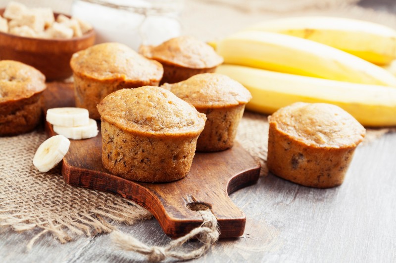 מאפינס בננה ותמרים מפתה