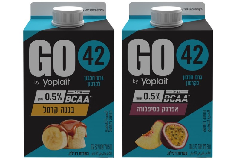 חדש מתנובה במותג הספורטאים GO: משקאות עם 42 גרם חלבון בקרטון חצי ליטר